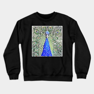 Peacock in Glory Crewneck Sweatshirt